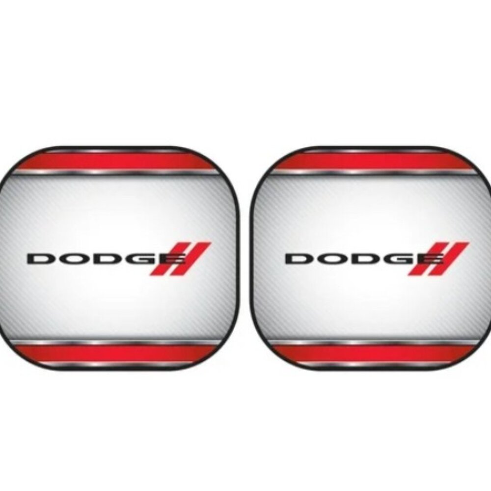 Dodge Foldable Windshield Sun Shade 2 Pack UV Heat Block Universal Fit